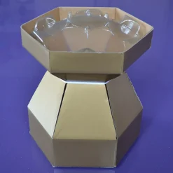 Clearance BrandNewCake Cupcake Doos Boeket Goud Ø18x19cm