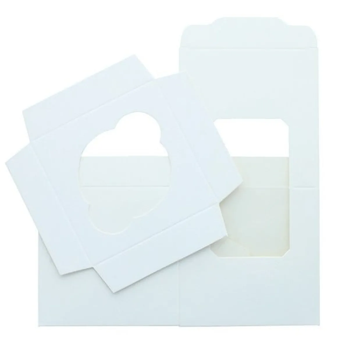 Discount BrandNewCake Cupcake Doosje 1 Wit (incl. tray met venster) 25st.