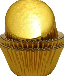 Sale Culpitt Cupcake Vormpjes Goud metallic 50mm. 50st.