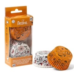 Online Decora Cupcake Vormpjes Halloween Pompoen & Geest Ø50x32(h) mm 36st