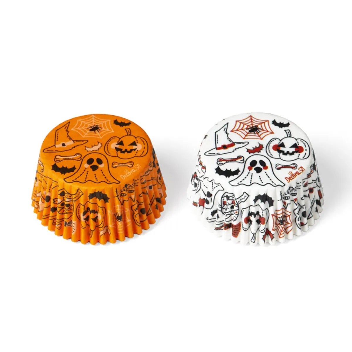 Online Decora Cupcake Vormpjes Halloween Pompoen & Geest Ø50x32(h) mm 36st