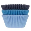 Online House of Marie Cupcake Vormpjes HoM Blauw Assortiment 50x33mm. 75st.