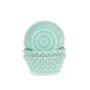 Outlet House of Marie Cupcake Vormpjes HoM Chevron Mint Groen 50x33mm. 50st.**