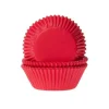 House of Marie Cupcake Vormpjes HoM Dieprood 50x33mm. 50st.