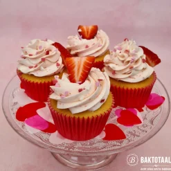 House of Marie Cupcake Vormpjes HoM Dieprood 50x33mm. 50st.