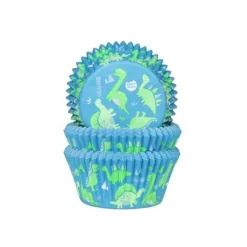 Hot House of Marie Cupcake Vormpjes HoM Dinosaurus 50x33mm. 50st.