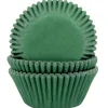 Best House of Marie Cupcake Vormpjes HoM Donker Groen 50x33mm. 500st.