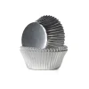 Hot House of Marie Cupcake Vormpjes HoM Folie Zilver 51x38mm. 24st.