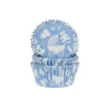 Hot House of Marie Cupcake Vormpjes HoM Geboorte Blauw 50x33mm. 50st.