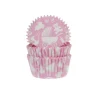 Sale House of Marie Cupcake Vormpjes HoM Geboorte Roze 50x33mm. 50st.