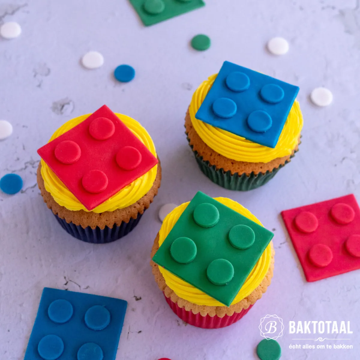 Discount House of Marie Cupcake Vormpjes HoM Grasgroen 50x33mm. 50st.