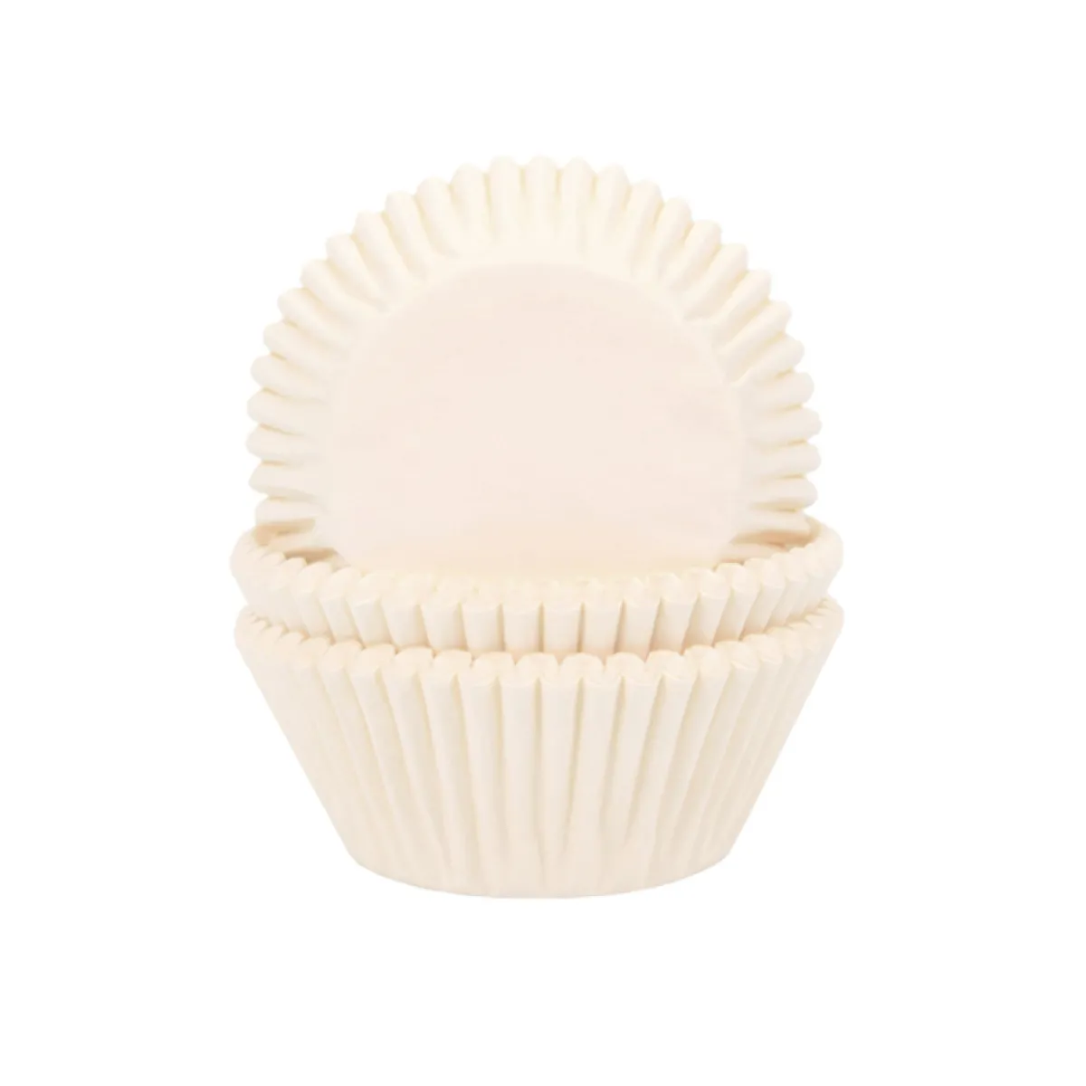 Best House of Marie Cupcake Vormpjes HoM Ivoor 50x33mm. 50st.