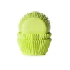 Sale House of Marie Cupcake Vormpjes HoM Lime Groen 50x33mm. 50st.