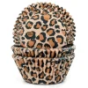 Clearance House of Marie Cupcake Vormpjes HoM Luipaard 50x33mm. 50st.