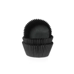 New House of Marie Cupcake Vormpjes HoM MINI Zwart 35x23mm. 500st.