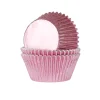 Outlet House of Marie Cupcake Vormpjes HoM MINI Folie Baby Roze 33x20mm. 36st.