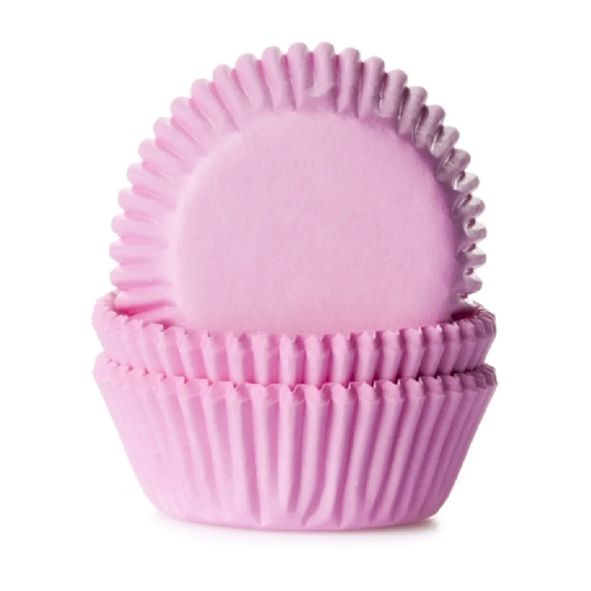 House of Marie Cupcake Vormpjes HoM MINI Licht Roze 35x23mm. 500st.