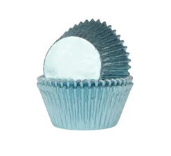 Sale House of Marie Cupcake Vormpjes HoM MINI Folie Baby Blauw 33x20mm. 36st.