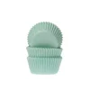 Hot House of Marie Cupcake Vormpjes HoM MINI Mint Groen 35x23mm. 60 st.
