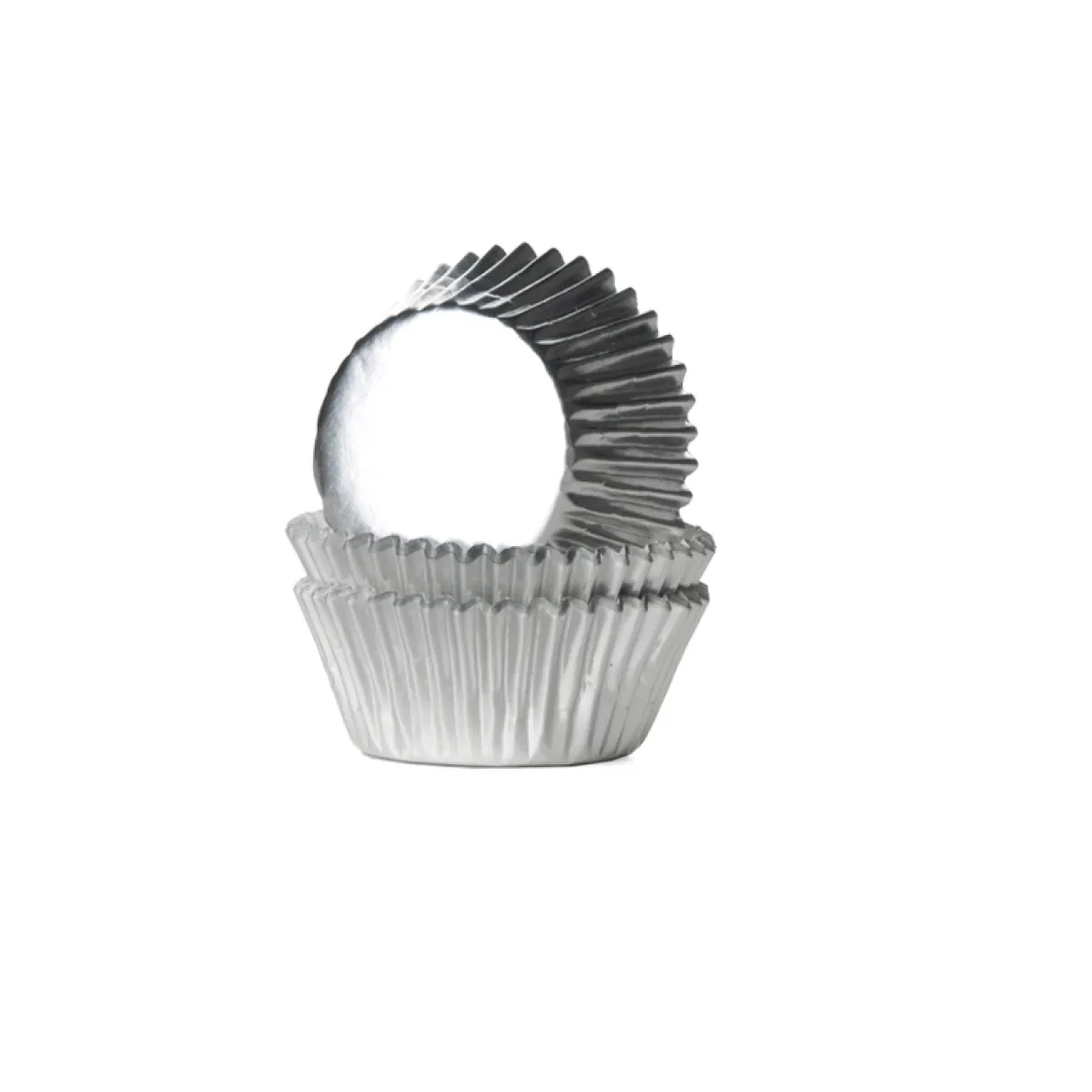 New House of Marie Cupcake Vormpjes HoM MINI Folie Zilver 35x21mm. 36st.