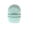 Sale House of Marie Cupcake Vormpjes HoM Mint Groen 50x33mm. 50st.