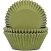 Discount House of Marie Cupcake Vormpjes HoM Mosgroen 50x33mm. 50st.