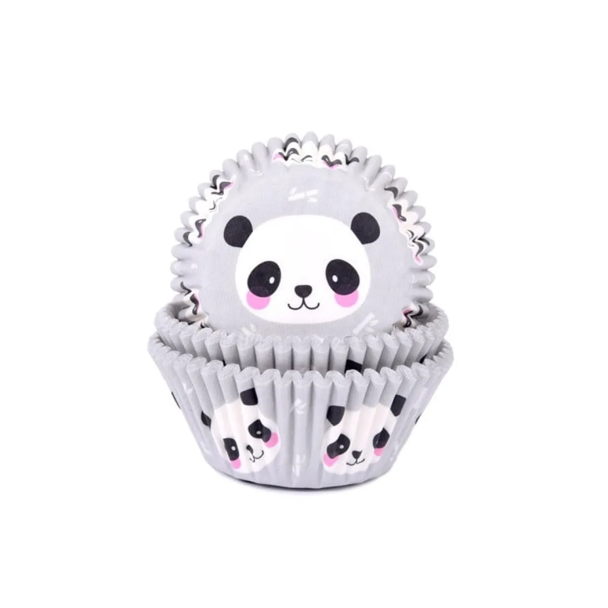 Online House of Marie Cupcake Vormpjes HoM Panda 50x33mm. 50st.