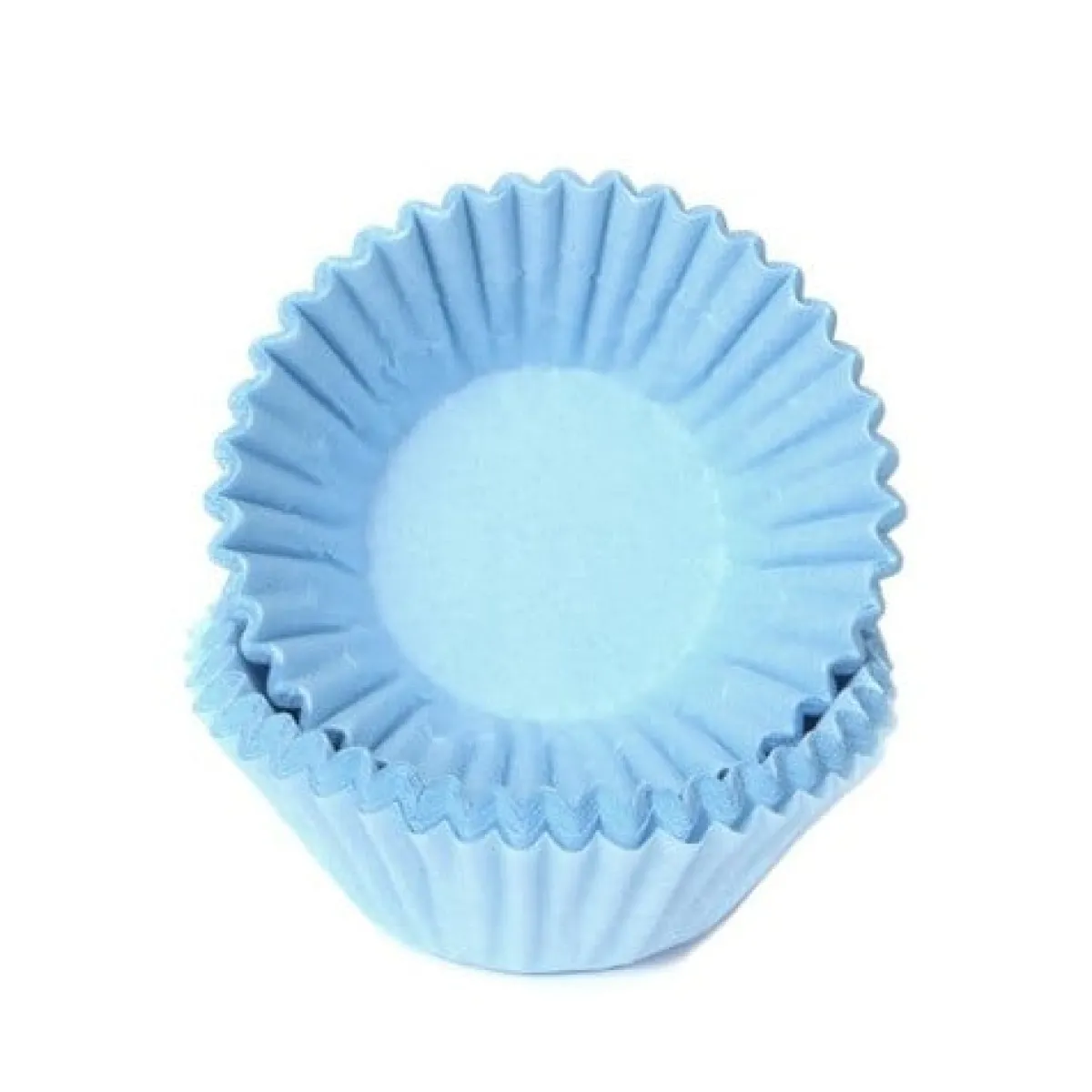 Outlet House of Marie Cupcake Vormpjes HoM Pastel Blauw Petitfour 25x19mm. 100st**