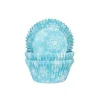 House of Marie Cupcake Vormpjes HoM Sneeuw Kristal Blauw 50x33mm. 50st