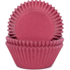 Sale House of Marie Cupcake Vormpjes HoM Wijnrood 50x33mm. 50st.