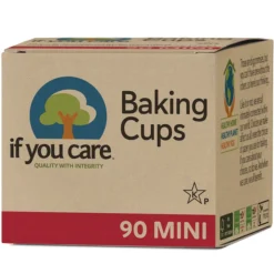 If You Care Cupcake Vormpjes Kraft Mini Ongebleekt 35x19mm 90st.