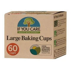 Sale If You Care Cupcake Vormpjes Kraft Ongebleekt 50x35mm 60st.