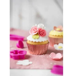 Online Decora Cupcake Vormpjes MINI Rosegoud Ø27x17(h) mm 180 stuks