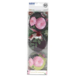 Hot PME Cupcake Vormpjes Bloemmotief 60 stuks