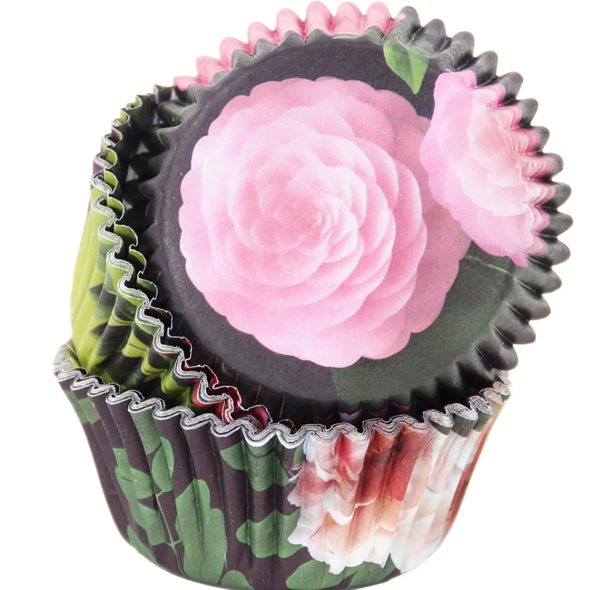 Hot PME Cupcake Vormpjes Bloemmotief 60 stuks