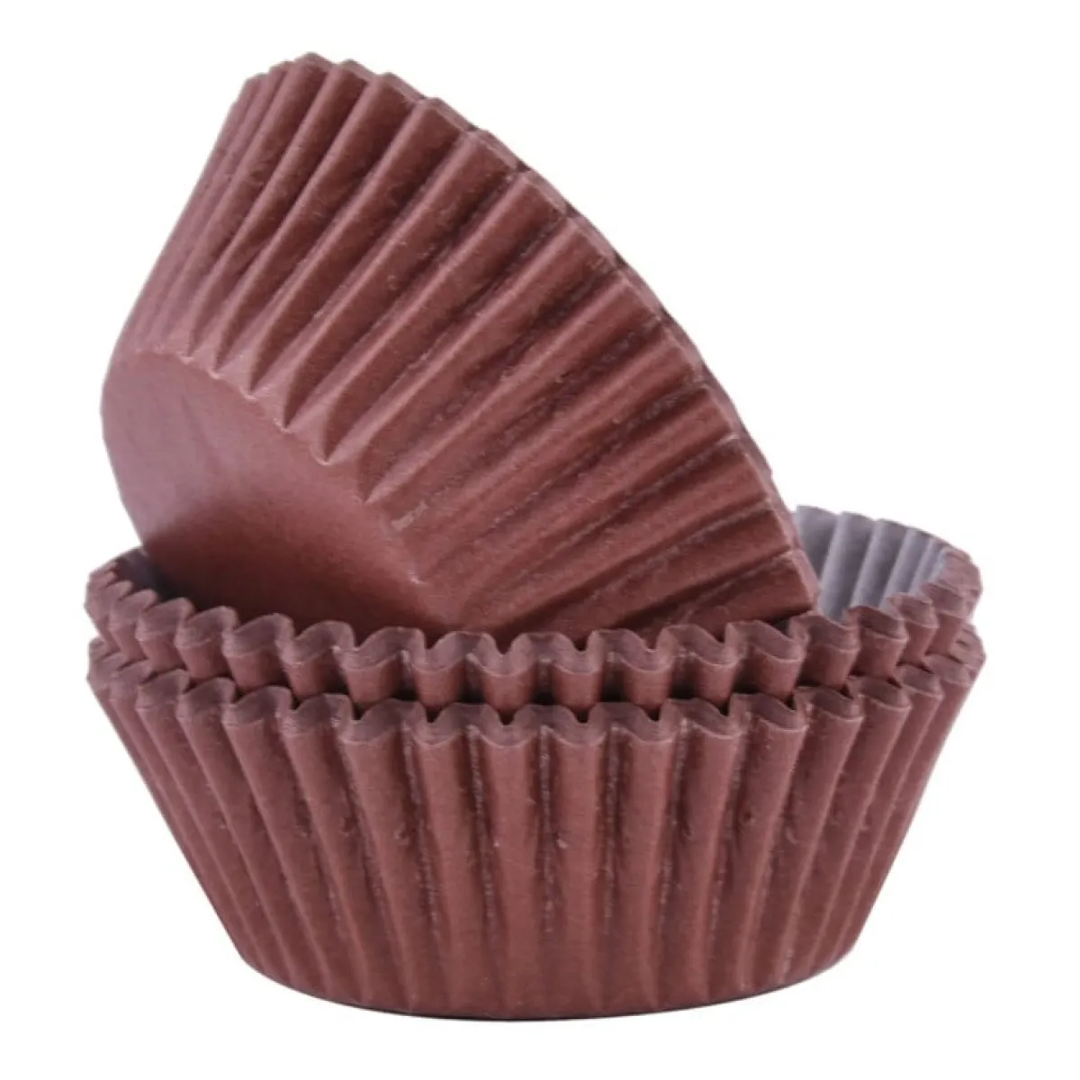 Clearance PME Cupcake Vormpjes Chocolade Bruin 60 stuks