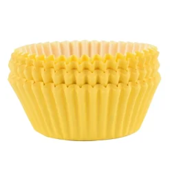 Outlet PME Cupcake Vormpjes Geel 60 stuks
