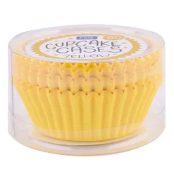 Outlet PME Cupcake Vormpjes Geel 60 stuks