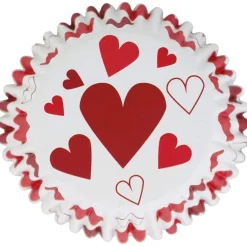 Outlet PME Cupcake Vormpjes Hartjes 30 stuks