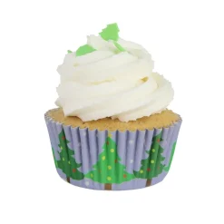 Best PME Cupcake Vormpjes Kerstbomen 30 stuks