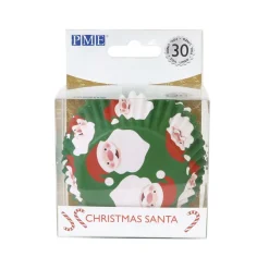 PME Cupcake Vormpjes Kerstman 30 stuks