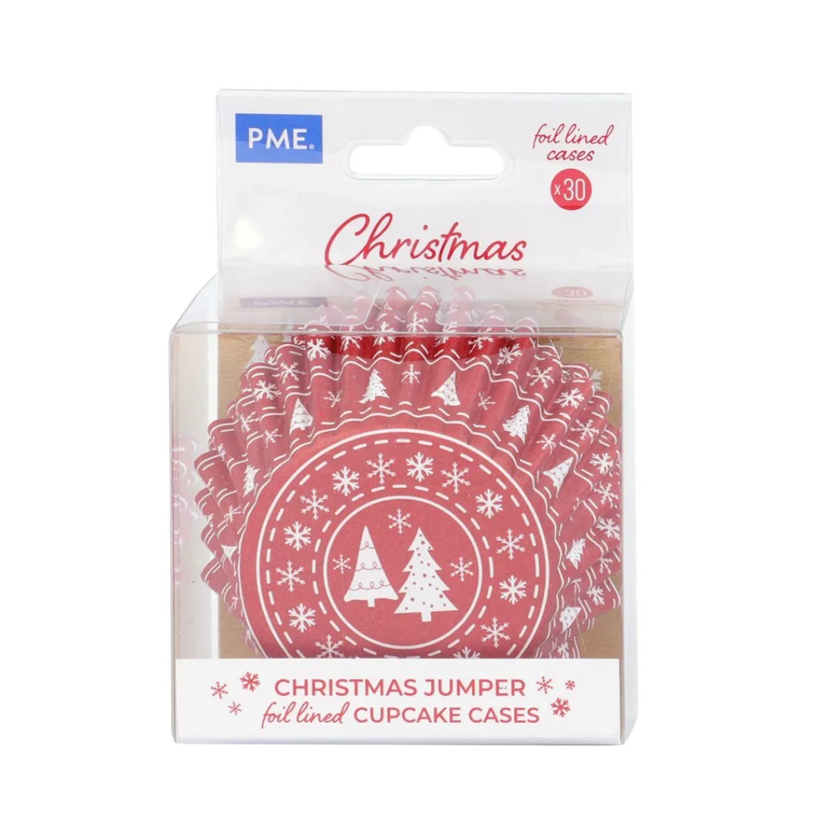 Hot PME Cupcake Vormpjes Kersttrui 30 stuks