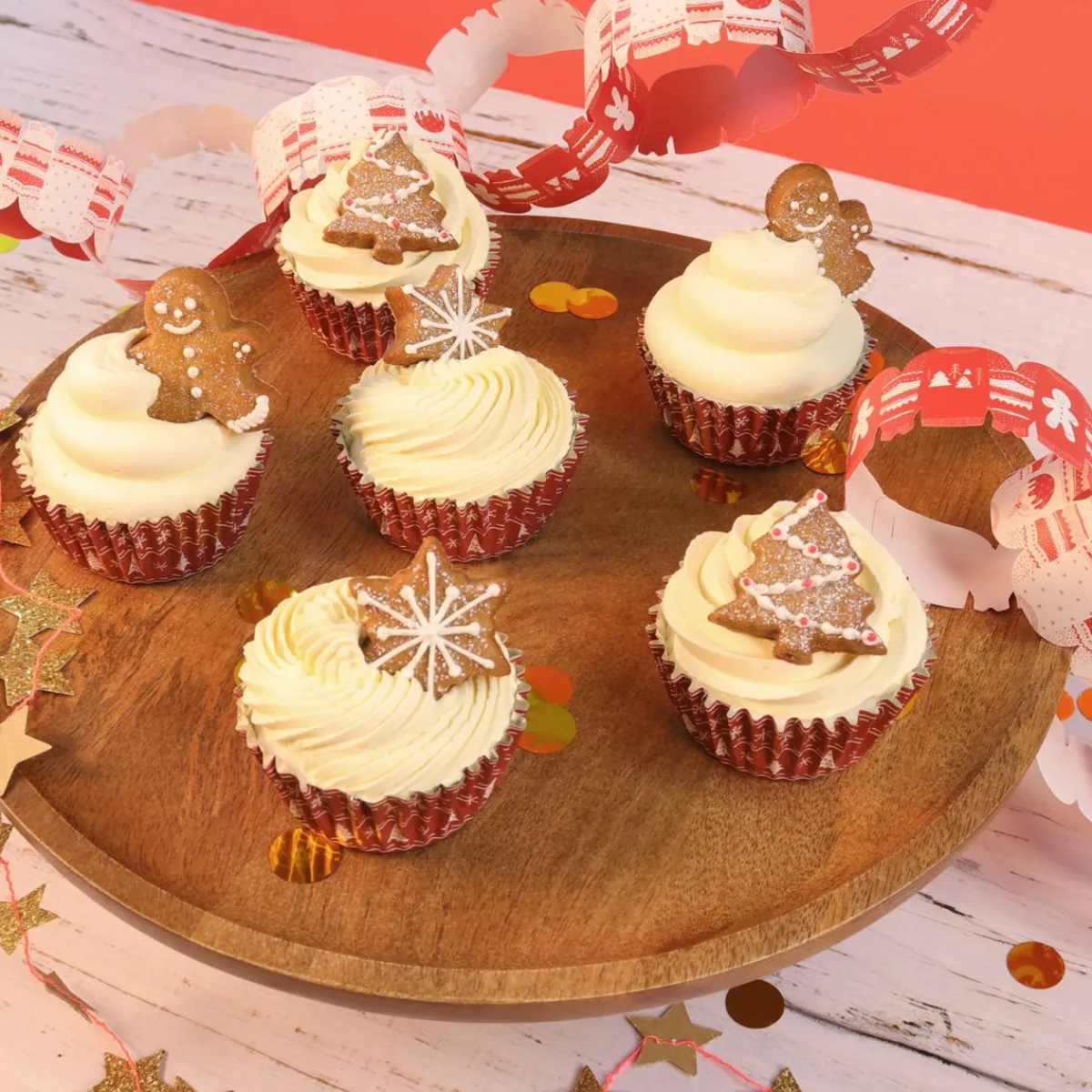 Hot PME Cupcake Vormpjes Kersttrui 30 stuks