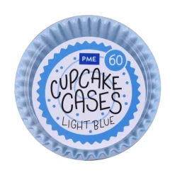 Sale PME Cupcake Vormpjes Licht Blauw 60 stuks