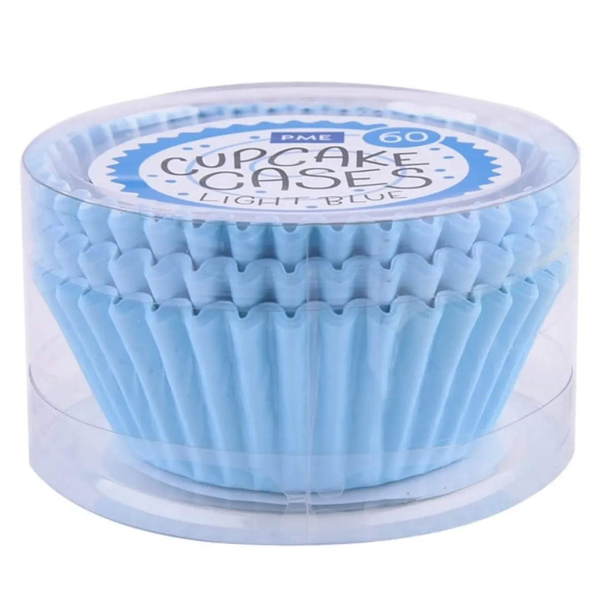 Sale PME Cupcake Vormpjes Licht Blauw 60 stuks