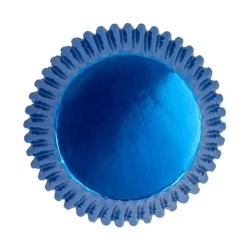 Online PME Cupcake Vormpjes Metallic Blauw 30 stuks