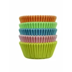 Outlet PME Cupcake Vormpjes MINI Pastel kleuren 100 stuks