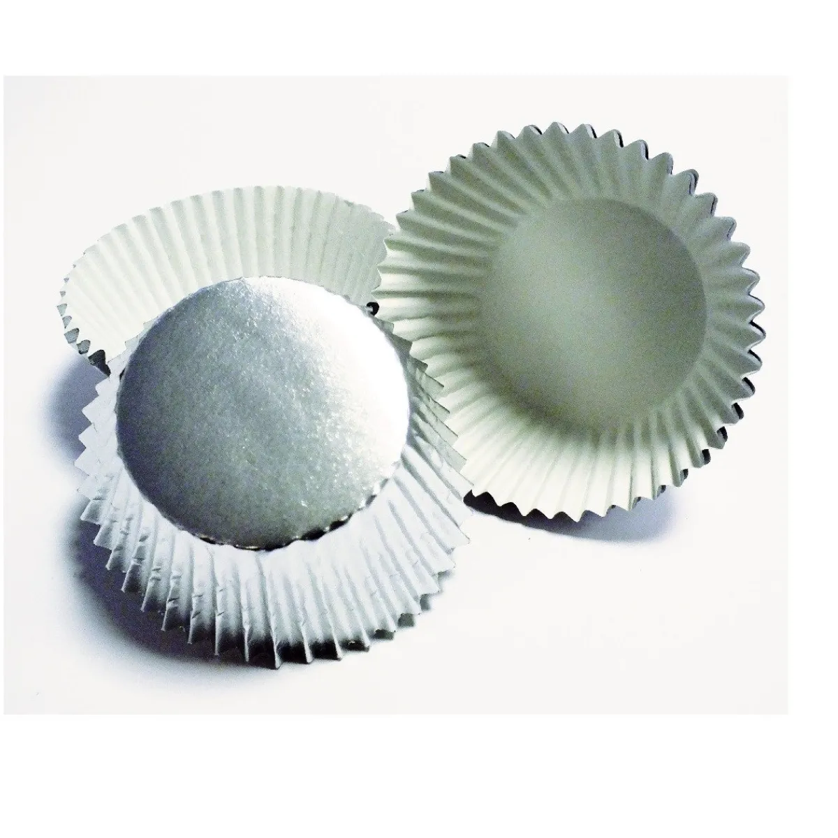 Clearance PME Cupcake Vormpjes MINI Zilver 45 stuks