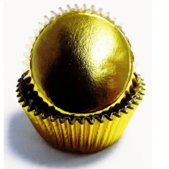 PME Cupcake Vormpjes MINI Goud 45 stuks