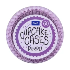 Sale PME Cupcake Vormpjes Paars 60 stuks